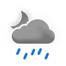 Heavy Rain Showers Night